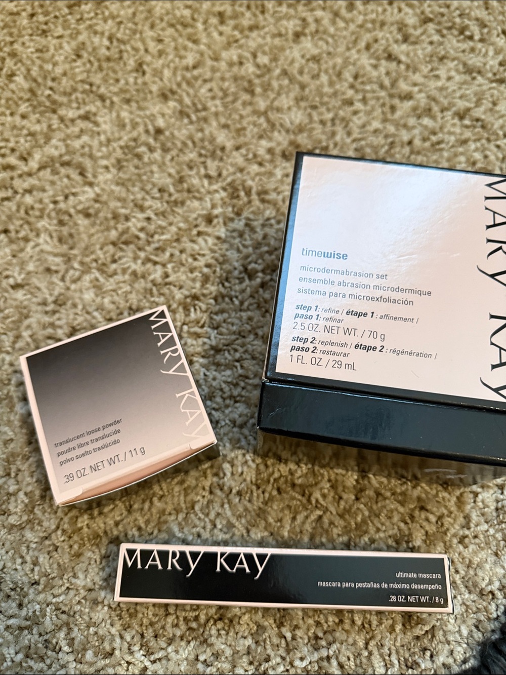 Mary Kay Timewise Microdermabrasion Set, Mascara & Powder